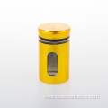 Glass and plastic seasoning bottle with stainless steel layer or plastic layer